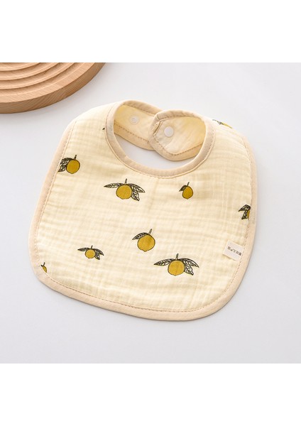 Önlük A Tipi Pamuklu Gazlı Bez Önlük Yumuşak Altı Katlı Gazlı Bez Salya Havlusu (Yurt Dışından)