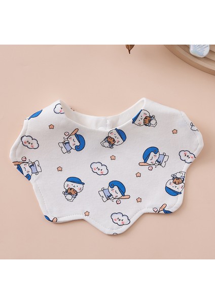 Önlük Salya Havlu Yeme Önlüğü Pamuk Su Geçirmez Tükürük Kalınlaştırılmış ve Genişletilmiş Pirinç Cebi (Yurt Dışından)