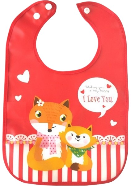 Toddler Drool Havlu Önlüğü Karikatür Besleme Cebi Taşınabilir Yıkanmaz Eva Önlükler (Yurt Dışından)