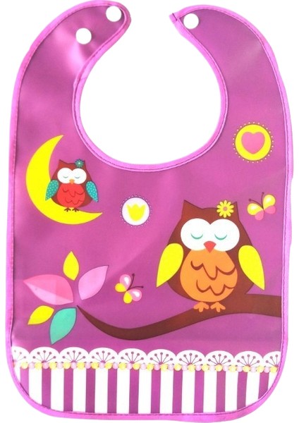 Toddler Drool Havlu Önlüğü Karikatür Besleme Cebi Taşınabilir Yıkanmaz Eva Önlükler (Yurt Dışından)