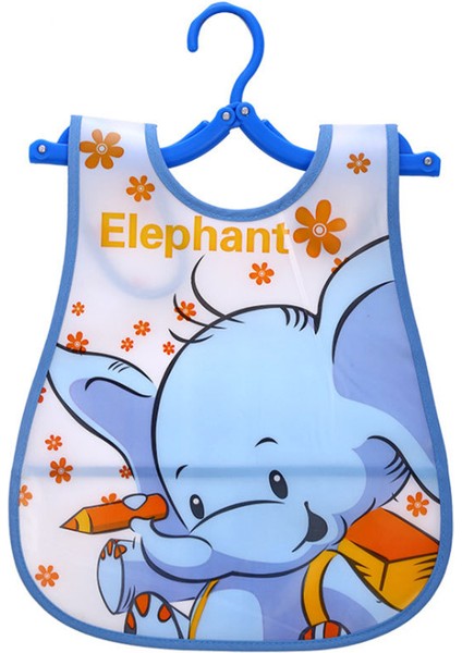 Üç Boyutlu Su Geçirmez Önlük Salya Akan Havlu Yemek Cebi Eva Yemek Kıyafetleri Velcro Önlükler (Yurt Dışından)