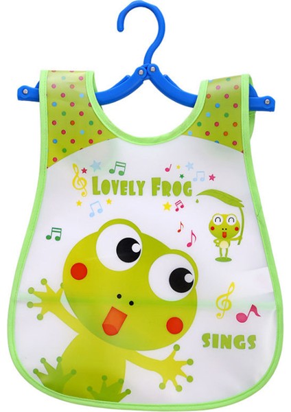 Üç Boyutlu Su Geçirmez Önlük Salya Akan Havlu Yemek Cebi Eva Yemek Kıyafetleri Velcro Önlükler (Yurt Dışından)