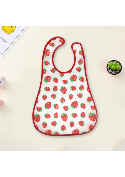 Üç Boyutlu Su Geçirmez Önlük Salya Akan Havlu Yemek Cebi Eva Yemek Kıyafetleri Velcro Önlükler (Yurt Dışından)