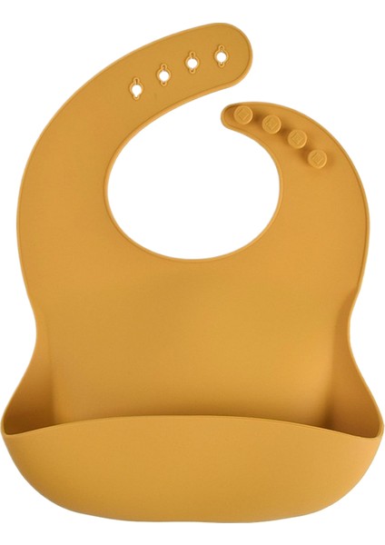 Bebek Pirinç Önlükleri Su Geçirmez 3D Salya Önlükleri Çocuk Yemek Yıkanabilir Silikon Önlükler (Yurt Dışından)