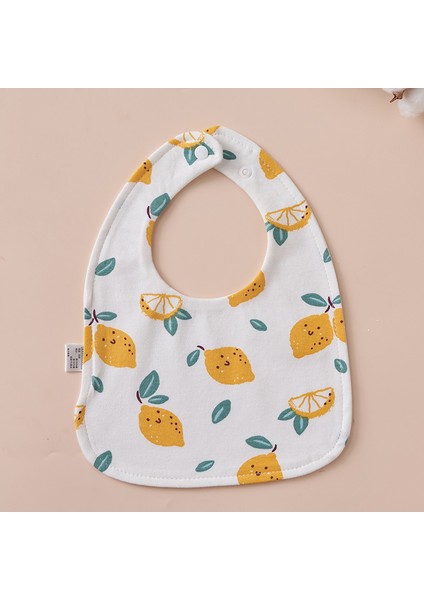 U Şeklinde Önlük Su Geçirmez Salya Akan Havlu Pamuk Tükürük Önleyici Süt Su Yeme Önlüğü Havlu (Yurt Dışından)