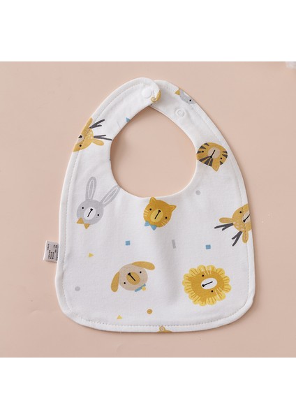 U Şeklinde Önlük Su Geçirmez Salya Akan Havlu Pamuk Tükürük Önleyici Süt Su Yeme Önlüğü Havlu (Yurt Dışından)