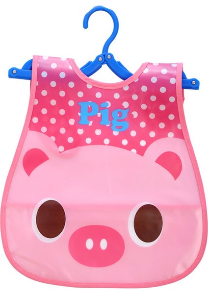 Üç Boyutlu Su Geçirmez Önlük Salya Akan Havlu Yemek Cebi Eva Yemek Kıyafetleri Velcro Önlükler (Yurt Dışından)