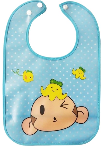 Toddler Drool Havlu Önlüğü Karikatür Besleme Cebi Taşınabilir Yıkanmaz Eva Önlükler (Yurt Dışından)