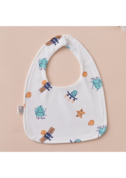 U Şeklinde Önlük Su Geçirmez Salya Akan Havlu Pamuk Tükürük Önleyici Süt Su Yeme Önlüğü Havlu (Yurt Dışından)