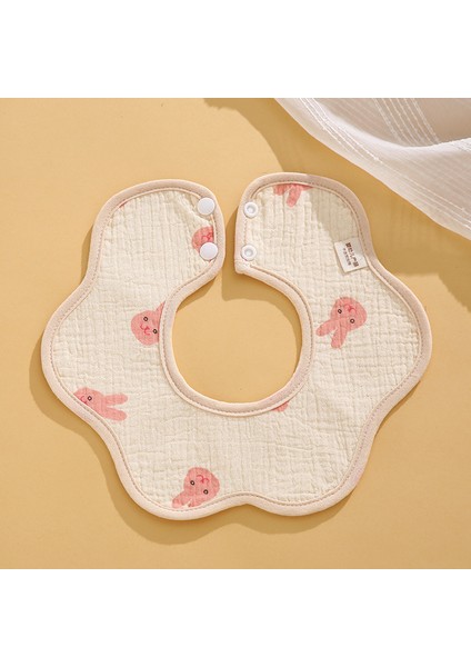 Salya Akıtan Havlu Krep Su Geçirmez Bir Sınıf Petal Önlük Pamuk Sonbahar Yeme Karikatür Önlükler (Yurt Dışından)