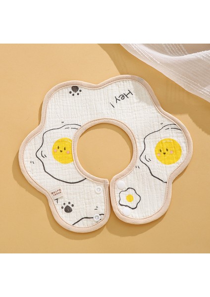 Salya Akıtan Havlu Krep Su Geçirmez Bir Sınıf Petal Önlük Pamuk Sonbahar Yeme Karikatür Önlükler (Yurt Dışından)