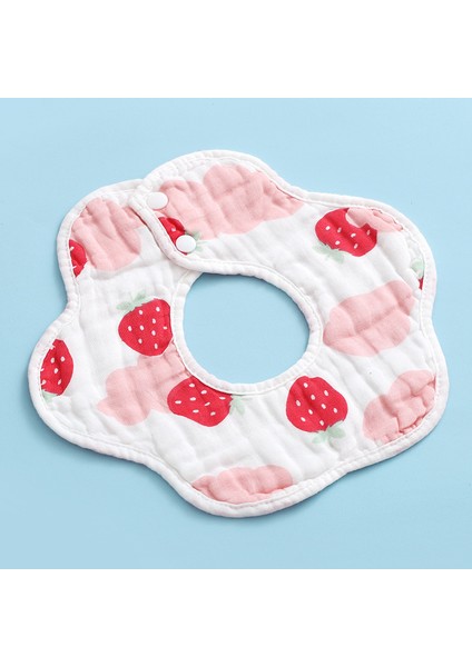 Salya Akıtan Havlu Pamuk Önlükler Altı Katlı Gazlı Bez Petal Önlükler (Yurt Dışından)