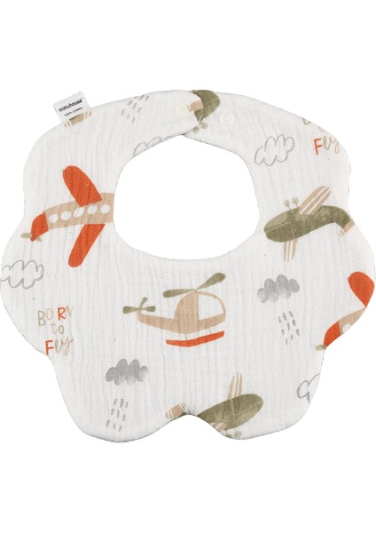 Petal Bib Drool Bib Drool Towela A Sınıfı Pamuk Altı Katlı Gazlı Bez Önlükler (Yurt Dışından)