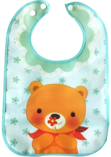 Toddler Drool Havlu Önlüğü Karikatür Besleme Cebi Taşınabilir Yıkanmaz Eva Önlükler (Yurt Dışından)