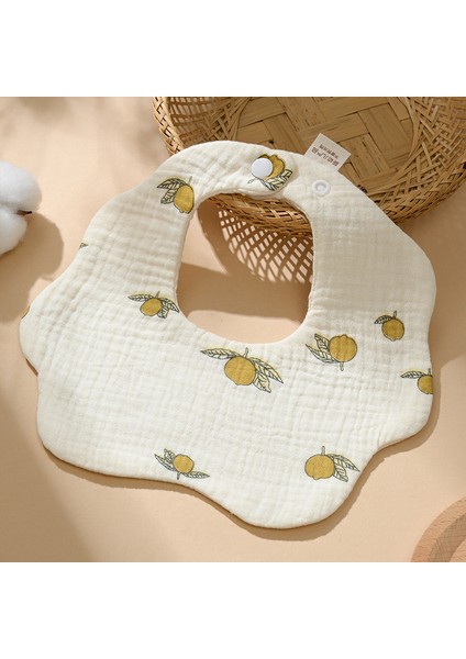 Önlük A Tipi Pamuklu Gazlı Bez Önlük Yumuşak Altı Katlı Gazlı Bez Salya Havlusu (Yurt Dışından)