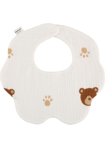 Petal Bib Drool Bib Drool Towela A Sınıfı Pamuk Altı Katlı Gazlı Bez Önlükler (Yurt Dışından)