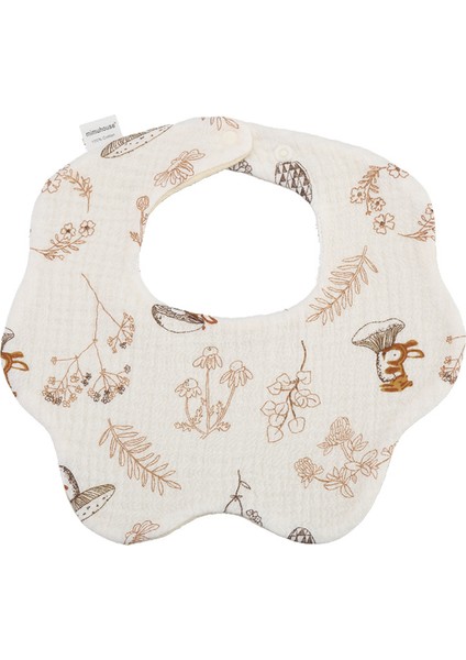 Petal Bib Drool Bib Drool Towela A Sınıfı Pamuk Altı Katlı Gazlı Bez Önlükler (Yurt Dışından)