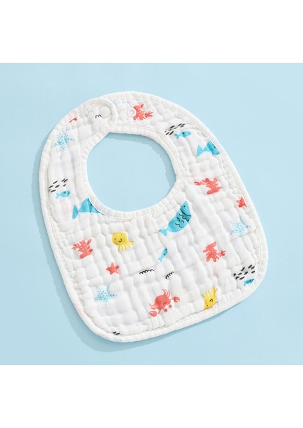 Pamuklu 8 Katlı Gazlı Bez U Şeklinde Önlükler Önlükler (Yurt Dışından)