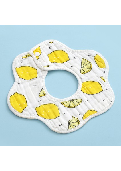 Salya Akıtan Havlu Pamuk Önlükler Altı Katlı Gazlı Bez Petal Önlükler (Yurt Dışından)