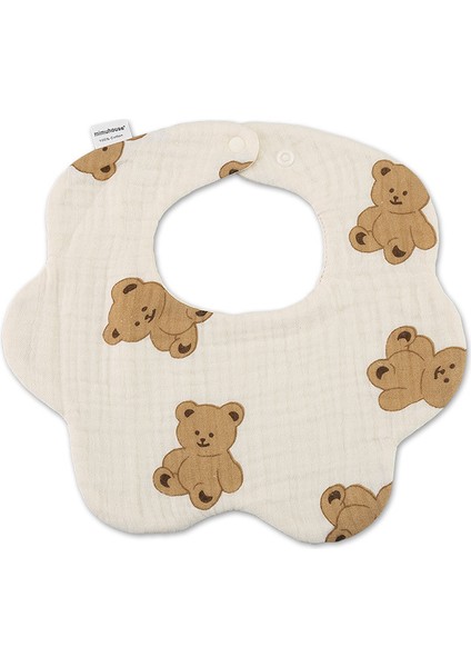 Petal Bib Drool Bib Drool Towela A Sınıfı Pamuk Altı Katlı Gazlı Bez Önlükler (Yurt Dışından)