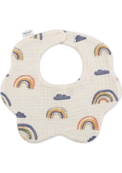 Petal Bib Drool Bib Drool Towela A Sınıfı Pamuk Altı Katlı Gazlı Bez Önlükler (Yurt Dışından)