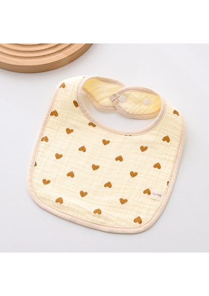 Önlük A Tipi Pamuklu Gazlı Bez Önlük Yumuşak Altı Katlı Gazlı Bez Salya Havlusu (Yurt Dışından)