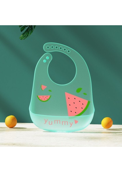 Önlük Silikon Pirinç Önlük Su Geçirmez Ultra Hafif ve Ultra Yumuşak Pirinç Önlük Tamamlayıcı Önlük Önlük Salya Havlusu (Yurt Dışından)