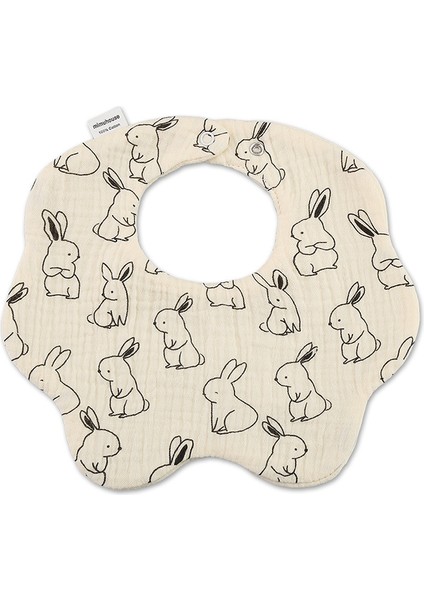 Petal Bib Drool Bib Drool Towela A Sınıfı Pamuk Altı Katlı Gazlı Bez Önlükler (Yurt Dışından)