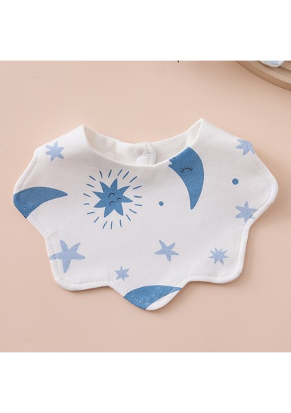 Önlük Salya Havlu Yeme Önlüğü Pamuk Su Geçirmez Tükürük Kalınlaştırılmış ve Genişletilmiş Pirinç Cebi (Yurt Dışından)