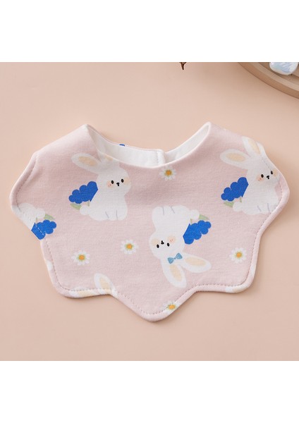 Önlük Salya Havlu Yeme Önlüğü Pamuk Su Geçirmez Tükürük Kalınlaştırılmış ve Genişletilmiş Pirinç Cebi (Yurt Dışından)