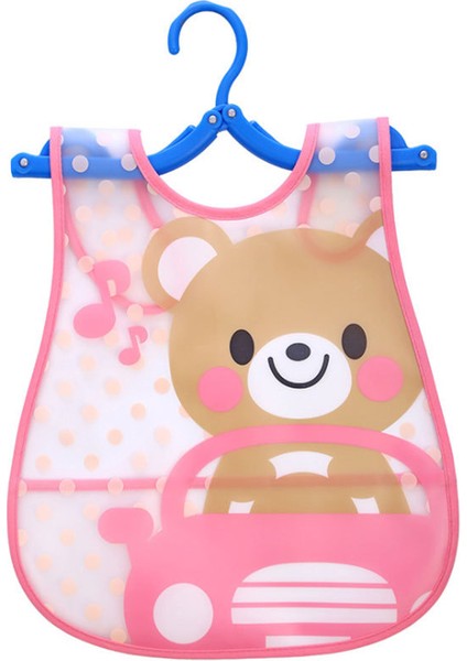 Üç Boyutlu Su Geçirmez Önlük Salya Akan Havlu Yemek Cebi Eva Yemek Kıyafetleri Velcro Önlükler (Yurt Dışından)