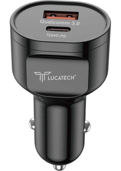 Samsung A05 / A15 / A24 / A25 / A34 A54 / A55 / A72 / A82 Uyumlu 45W Turbo Araç Şarjı