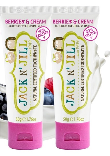 Jack N Jill Doğal Orman Meyveli Diş Macunu 50 gr x 2 Adet