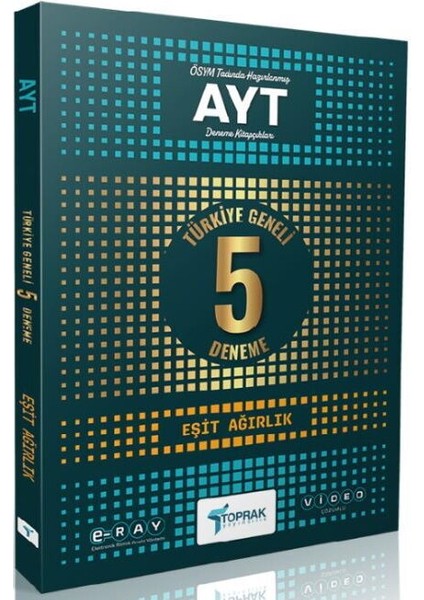 Toprak Yayıncılık Ayt Eşit Ağırlık 5 Li Paket Deneme