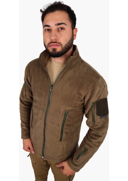 Açık Haki Askeri Outdoor ve Taktik Polar Hırka modelleri