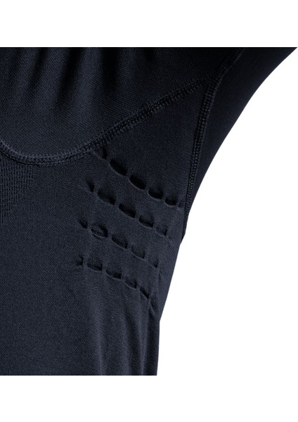 Twyce Run Shirt Ls Erkek Siyah Koşu Tişört