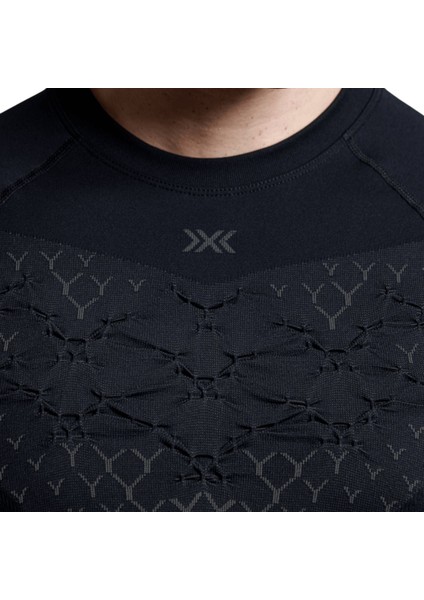 Twyce Run Shirt Ls Erkek Siyah Koşu Tişört