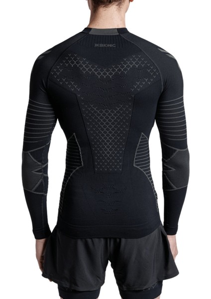 Twyce Run Shirt Ls Erkek Siyah Koşu Tişört