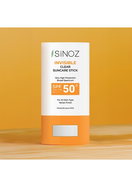 SPF50+ Nemlendirici ve Yatıştırıcı Yüksek Korumalı Şeffaf Stick Güneş Kremi 15 gr