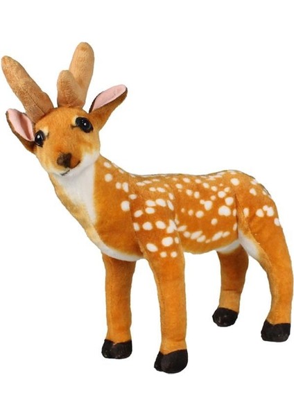 Ses Çıkartan Geyik Peluş Oyuncak 34 cm