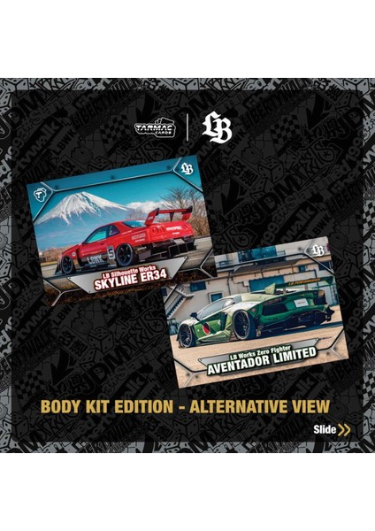 Hsyn Tarmac Cards Liberty Walk Koleksiyonluk Kartları Cilt 01 Kutu Tc-Lbc-01 Akdenizpos Yeni