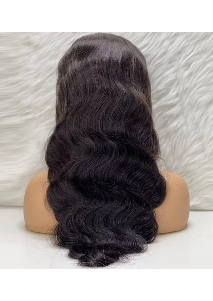 Gerçek Front Lace Tül Peruk - Dalgalı - Doğal 65-70 cm