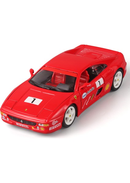 1:24 23CM Alaşım Araba Modeli Yankı Sesli ve Işıklı Açık Kapı Spor Araba Modeli Süs (Yurt Dışından)