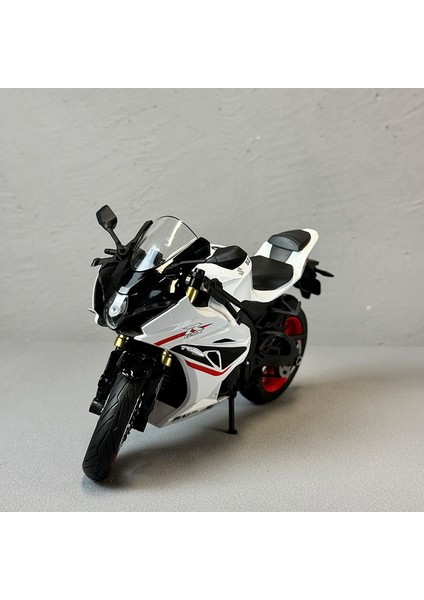 1:12 Ses ve Işık Şok Emicili Alaşım Motosiklet Modeli Motosiklet Koleksiyonu Süsleri (Yurt Dışından)