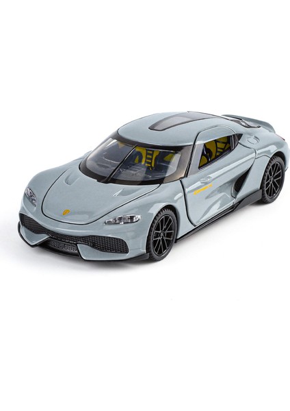 1:32 16CM Alaşım Araba Modeli Spor Araba Sedan Ses ve Işık Bumerang Kapı Açacağı Araba Modeli Koleksiyonluk Süs (Yurt Dışından)