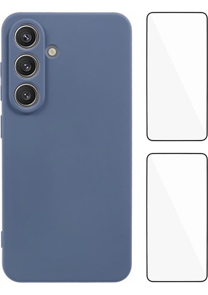 Samsung Galaxy S25 Plus Hassas Lens Deliği Yumuşak Tpu Telefon Arka Kapak ile 2 Adet Ekran Filmi (Yurt Dışından)