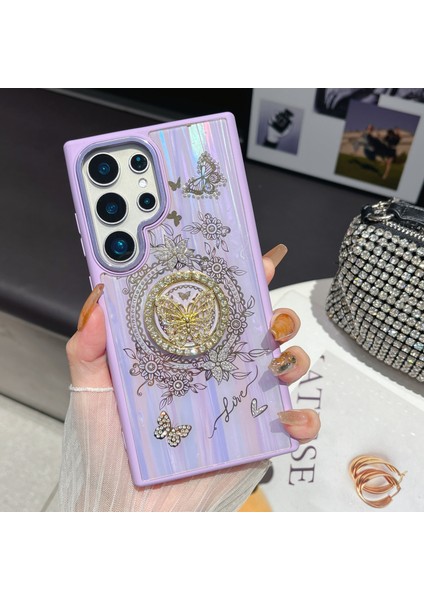 Samsung Galaxy S25 Ultra Tpu + Kickstand'lı Pc Telefon Arka Kapağı (Yurt Dışından)
