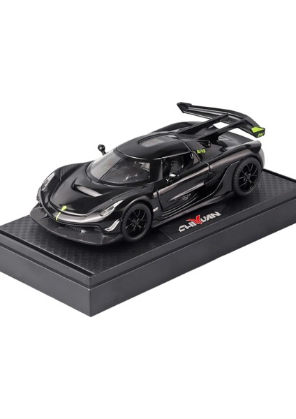1:32 16CM Alaşım Araba Modeli Spor Araba Sedan Ses ve Işık Bumerang Kapı Açacağı Araba Modeli Koleksiyonluk Süs (Yurt Dışından)