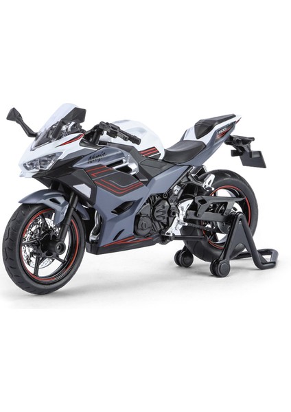 1:12 Alaşımlı Motosiklet Modeli Ses ve Işık Şok Emme Scooter Modeli Koleksiyonluk Süs (Yurt Dışından)