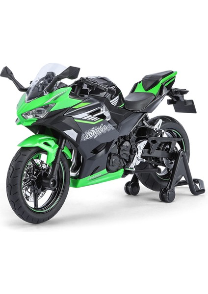 1:12 Alaşımlı Motosiklet Modeli Ses ve Işık Şok Emme Scooter Modeli Koleksiyonluk Süs (Yurt Dışından)